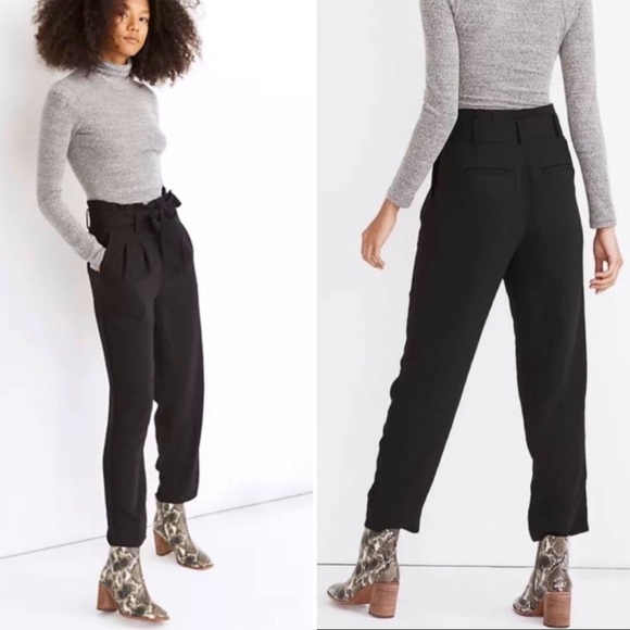 Madewell Pants - Madewell Drapey Paperbag Pants